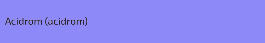 Acidrom (acidrom)
